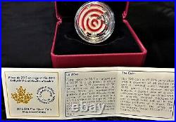 2016 CANADA $20 SILVER. 9999 PURE MAPLE LEAF MAZE withBOX/CASE/COA UNUSUAL GAME A+