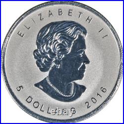 2016 Canada 1 Ounce Silver $5 Mapleleaf Panda Privy 10 Coin Sheet BU STOCK