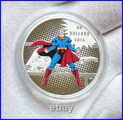 2016 Canada $20 3x 1oz DC Comics Superman, Batman, Wonder Woman 3 Coin Set