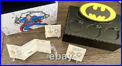 2016 Canada $20 3x 1oz DC Comics Superman, Batman, Wonder Woman 3 Coin Set