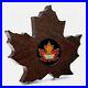 2016 Canada $20 Maple Leaf Shape Coin Coloured 1 Oz. 999 Silver Proof Coin