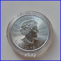 2016 Canada Elizabeth II 5 Dollars Silver Maple Leaf 1 Oz 999 Silver Coin