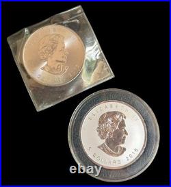 2016 Canadian Silver Maple Leaf coin, known for their high purity of. 9999 Silver