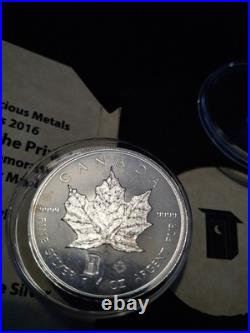 2016 Keystone KPM Privy Maple Leaf 1 oz Silver #091/200 with Box & Card