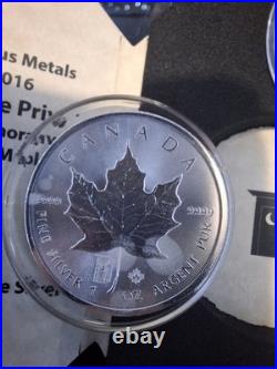 2016 Keystone KPM Privy Maple Leaf 1 oz Silver #091/200 with Box & Card