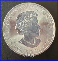 2016 Silver Canadian Superman S-Shield 1 oz Coin. 9999 Pure Silver BU