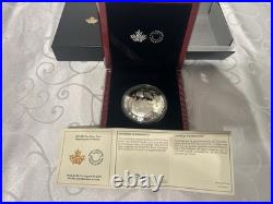 2017 CANADA $50 FINE SILVER PROOF 5 Oz CONVEX Coin MAPLE LEAVES IN MOTION CURVED 2017 CANADA $50 FINE SILVER PROOF 5 Oz CONVEX Coin MAPLE LEAVES IN MOTION CURVED