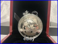 2017 CANADA $50 FINE SILVER PROOF 5 Oz CONVEX Coin MAPLE LEAVES IN MOTION CURVED 2017 CANADA $50 FINE SILVER PROOF 5 Oz CONVEX Coin MAPLE LEAVES IN MOTION CURVED