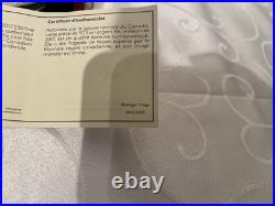 2017 CANADA $50 FINE SILVER PROOF 5 Oz CONVEX Coin MAPLE LEAVES IN MOTION CURVED