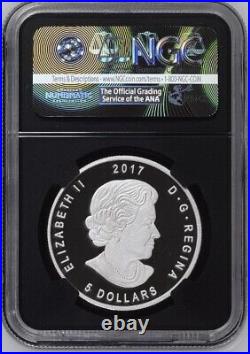 2017 CANADA Maple Leaf & COLUMBINE DENVER ANA S$5 REVERSE PROOF NGC PF70 FR