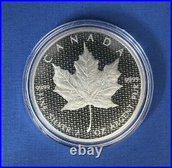 2017 Canada 2oz Silver Proof $10 coin Iconic Maple Leaf in Case with COA