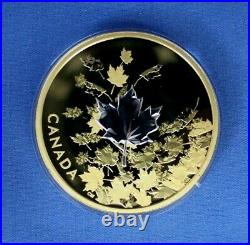 2017 Canada 3oz Silver Proof $50 coin Whispering Maples in Case with COA