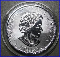 2017 Canada Maple 5 Dollars Silver 1oz F#5977 ST-BU 150th Anniversary Colored