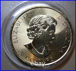 2017 Canada Maple Leaf Dollars 5 Silver 1oz F#5372 ST-BU 150th Anniversary Gild