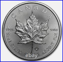 2017 Canadian $ 5 Dollars Maple Leaf 1 oz. 9999 Silver Coin