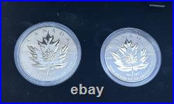 2017 Fine Silver Fractional Set The Maple Leaf Tribute