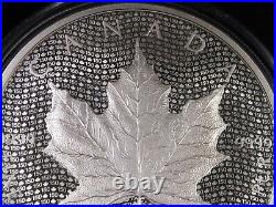 2017 RCM 2 oz. 9999 Fine Silver CANADA 150 Iconic Maple Leaf with Box & COA