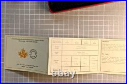 2017 Royal Canadian Royale Mint Silver 1.85 Troy Oz. Maple Leaf Box & COAs