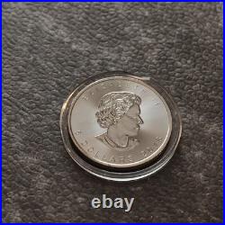 2018 1OZ Silver Canada Maple Leaf 24kt Gold gilded Black Empire ONLY 500pc #356