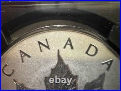 2018 1oz 9999 FINE SILVER MAPLE LEAF 30th ANNIV. 1st RELEASE NGC PF 70 REV PF
