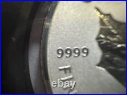 2018 1oz 9999 FINE SILVER MAPLE LEAF 30th ANNIV. 1st RELEASE NGC PF 70 REV PF