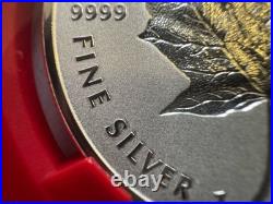 2018 1oz 9999 FINE SILVER MAPLE LEAF 30th ANNIV. 1st RELEASE NGC PF 70 REV PF