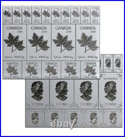 2018 2 Oz. 9999 Silver Canadian Maple Leaf MapleFlex Fractional Bar Breaker Bar