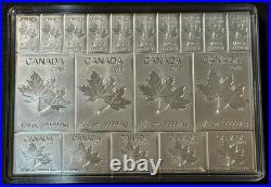 2018 2 Oz. 9999 Silver Canadian Maple Leaf MapleFlex Fractional Bar Breaker Bar