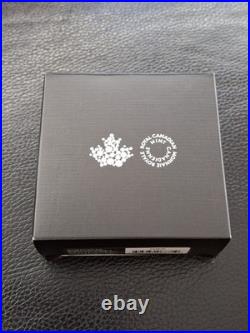 2018 $20 Her Majesty Queen Elizabeth II's Maple Leaves Brooch Pure Silver Proof