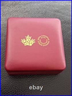 2018 $20 Her Majesty Queen Elizabeth II's Maple Leaves Brooch Pure Silver Proof