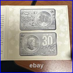 2018 30th Anniversary of the Silver Maple Leaf 3oz Silver Coin & Bar Set Box/COA