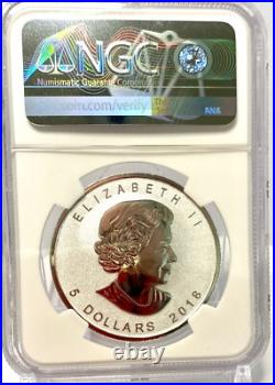 2018 $5 CANADA 1 OZ SILVER MAPLE LEAF DOG PRIVY EarlyReleases PF70 REVERSE PROOF