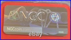 2018 CANADA. 9999 Silver Maple Leaf $5 Coin, Incuse Design, 1st Release NGC MS70