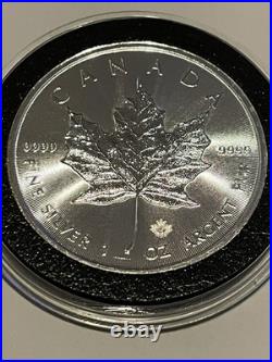 2018 Canada $5.00 Maple Leaf privy BU One Ounce. 9999