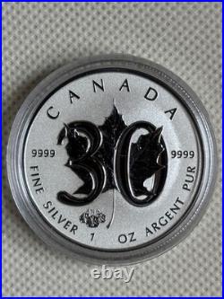 2018 Canada $5 1oz ANA Mountain Laurel Privy Mark Maple Leaf Silver Bullion coin 2018 Canada $5 1oz ANA Mountain Laurel Privy Mark Maple Leaf Silver Bullion coin