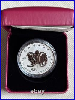 2018 Canada $5 1oz ANA Mountain Laurel Privy Mark Maple Leaf Silver Bullion coin
