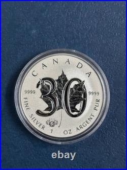2018 Canada $5 1oz Silver Maple Leaf ANA Privy Mark Pennsylvania Bullion Coin