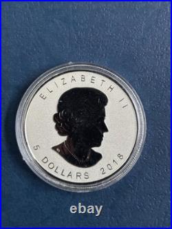 2018 Canada $5 1oz Silver Maple Leaf ANA Privy Mark Pennsylvania Bullion Coin