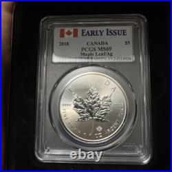 2018 Canada Maple Leaf 1oz Early Issue Silver Coin
