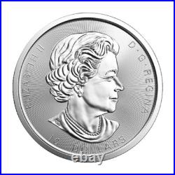 2018 Canada Twin Maple 2 oz 0.9999 Silver Coin in Capsule