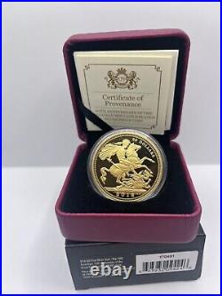 2018 Fine Silver Proof 1oz 1908 sovereign 110th Anniversary Coin $20