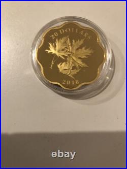 2018 Iconic Maple Leaves Silver Coin