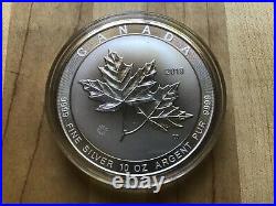 2019 10 oz. $50 Canada Maple Leaf SILVER. 9999 coin ON SALE