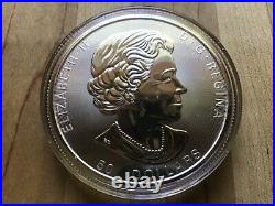 2019 10 oz. $50 Canada Maple Leaf SILVER. 9999 coin ON SALE