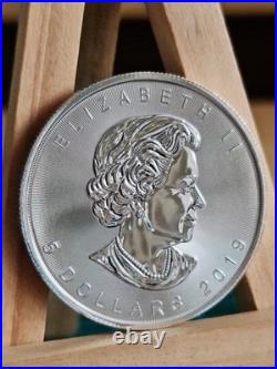 2019 1oz Canadian Maple Leaf Gilded Silver Bullion Coin UNCIRCULATED GENUINE