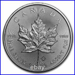 2019 1oz Canadian Silver Maple Leaf. Investment Bullion Coin. UK Insured Mailing