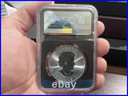 2019 $5 Canada 1oz Silver Maple Leaf Incuse NGC MS 70 FDOI 40th Anniverary 2019 $5 Canada 1oz Silver Maple Leaf Incuse NGC MS 70 FDOI 40th Anniverary