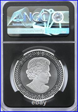 2019 $5 Maple Leaf 2 Nations Set PF 69 NGC Graded 999 Pure Silver Coin 1 oz