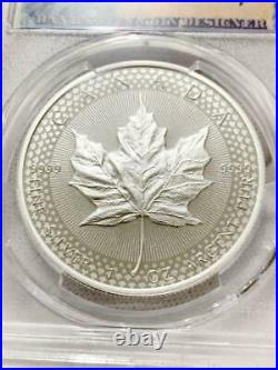 2019 $5 PCGS PR70 Maple Leaf Silver Modified Pride Two Nations Leonard Buckley