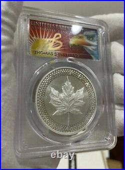 2019 $5 Silver Maple Leaf Modified Pride of 2 Nations PCGS PR70 Cleveland Eagle